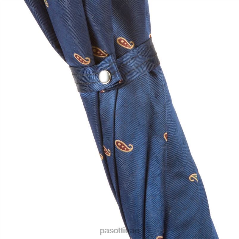 مظلة | 478 5880-3 n37 - مظلة كلاسيكية بمقبض جلدي مضفر PASOTTI Z446V137